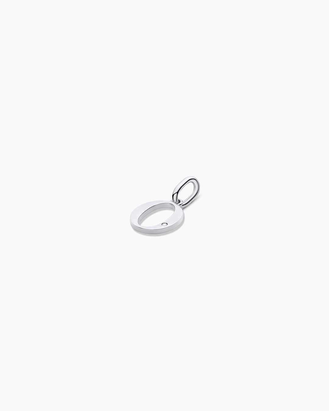 14K Diamond Vintage Alphabet Charm