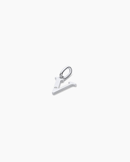 14K Diamond Vintage Alphabet Charm