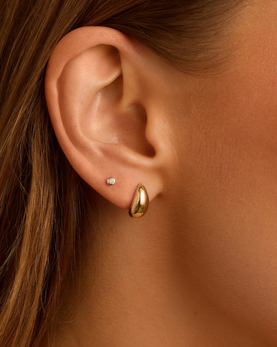 14K Gold Banks Studs