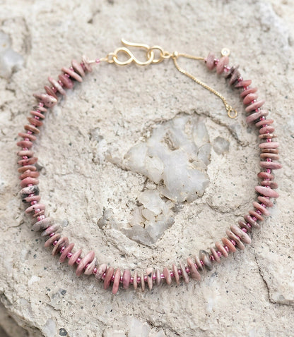 Gemstone Nugget Beaded Necklace