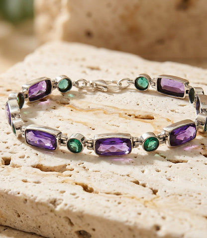 Sterling Silver Gemstone Bracelet
