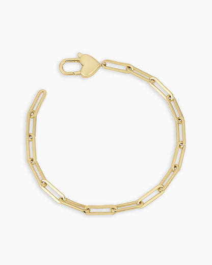 Heart Padlock Bracelet