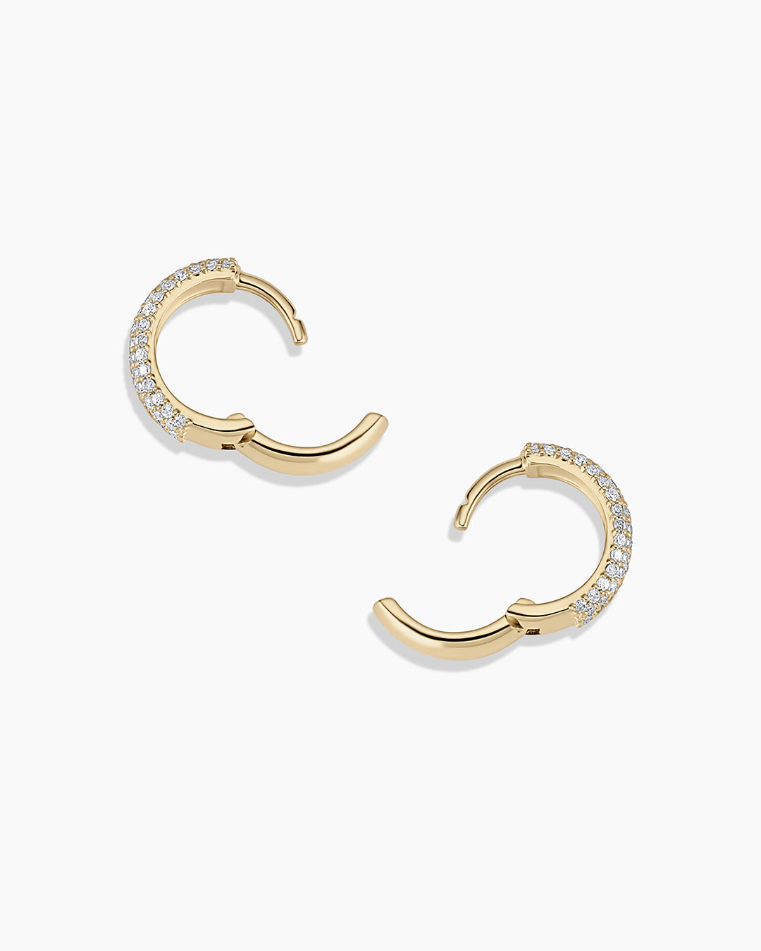 14K Diamond Paseo Statement Huggies