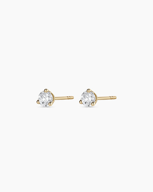 14K Lab Grown Diamond Solitaire Studs