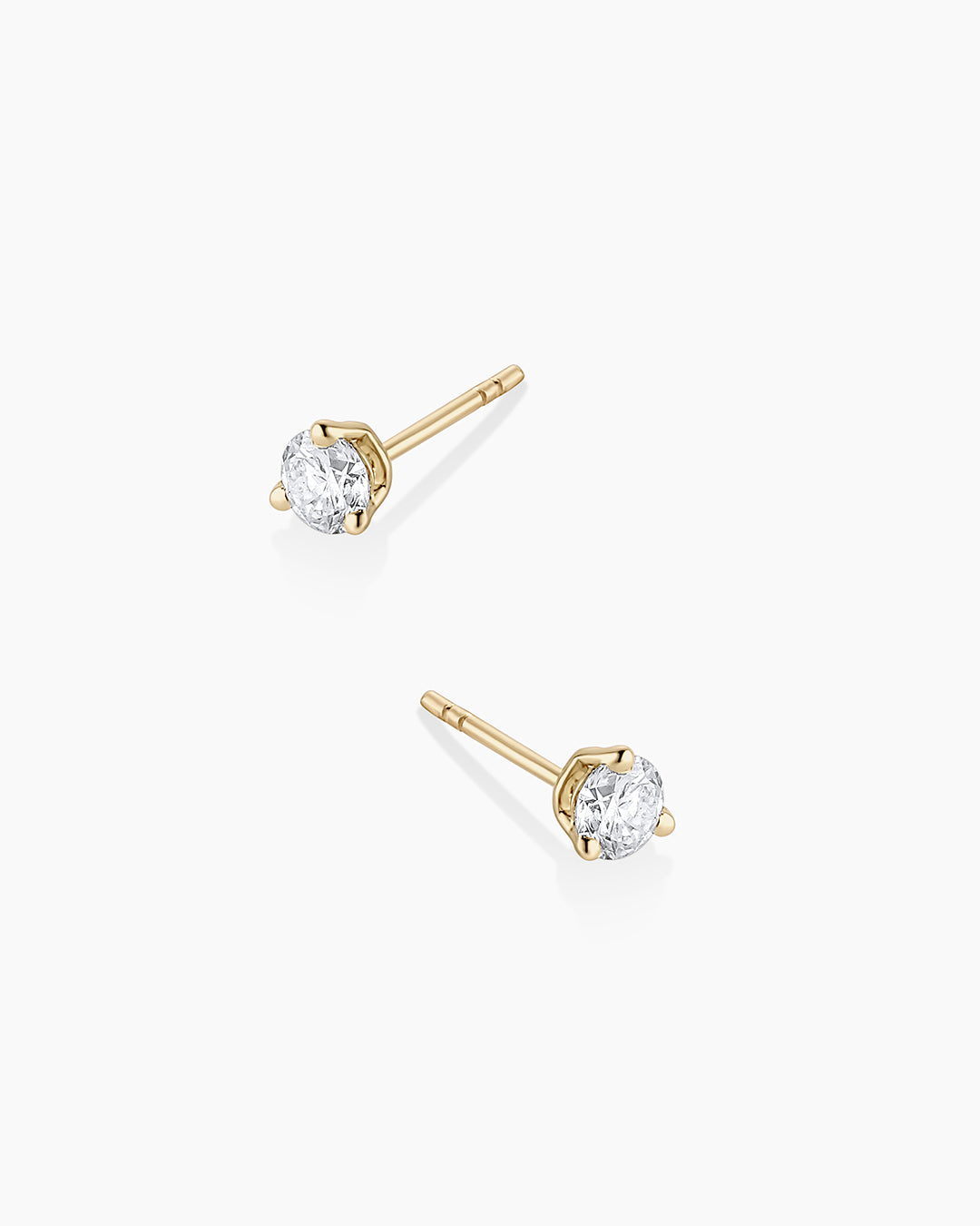 14K Lab Grown Diamond Solitaire Studs
