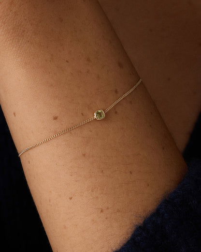 14K Gold Wilder Birthstone Bracelet