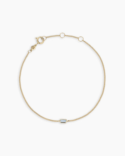 14K Gold Wilder Birthstone Bracelet