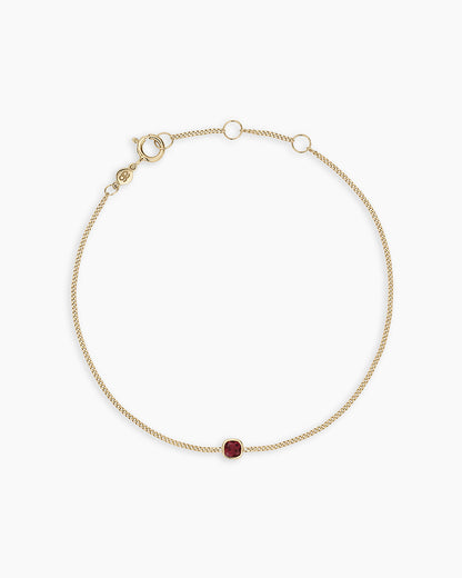 14K Gold Wilder Birthstone Bracelet