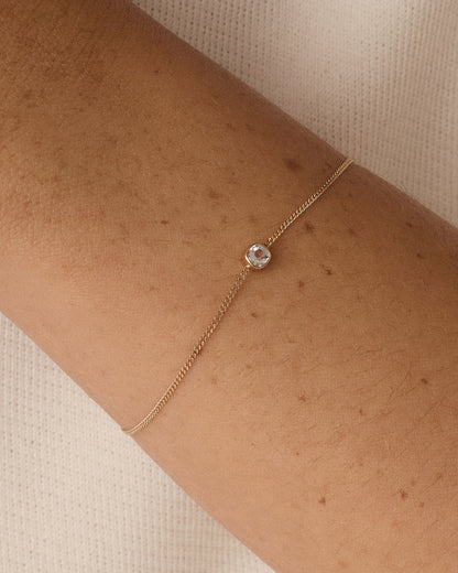 14K Gold Wilder Birthstone Bracelet