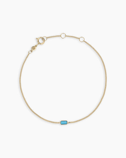 14K Gold Wilder Birthstone Bracelet