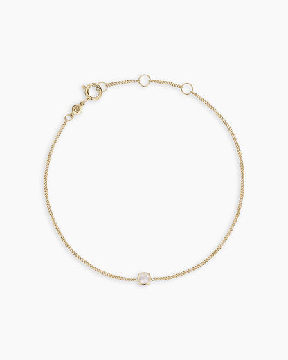 14K Gold Wilder Birthstone Bracelet