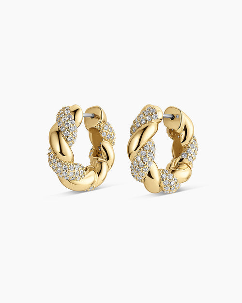 Crew Shimmer Hoops