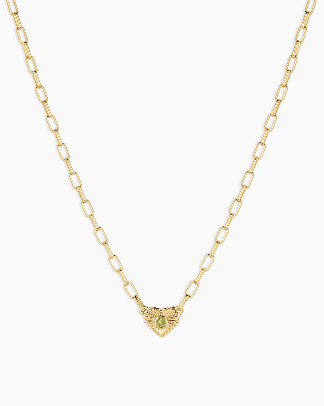 Birthstone Heart Necklace