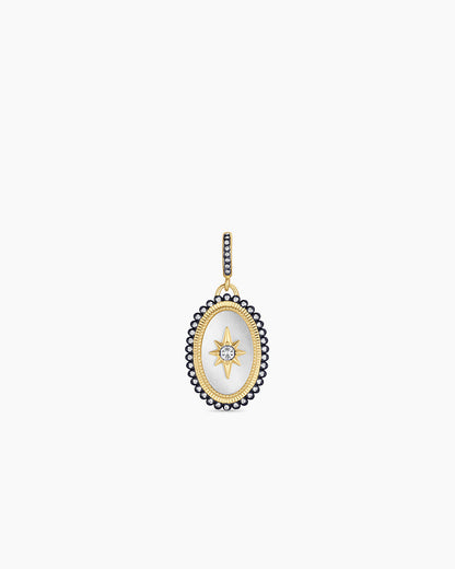 Vintage Burst Coin Parker Charm