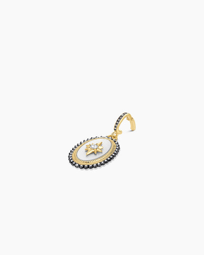 Vintage Burst Coin Parker Charm