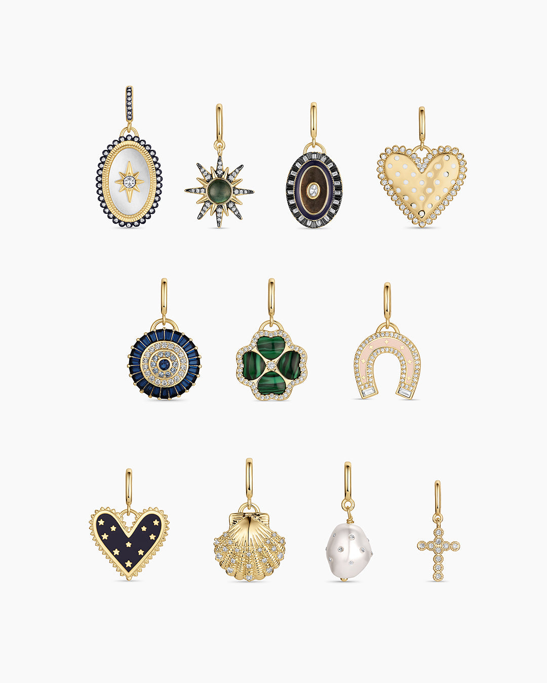 Vintage Shimmer Pearl Parker Charm