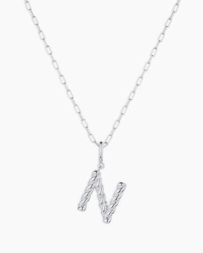 Crew Alphabet Statement Charm Necklace
