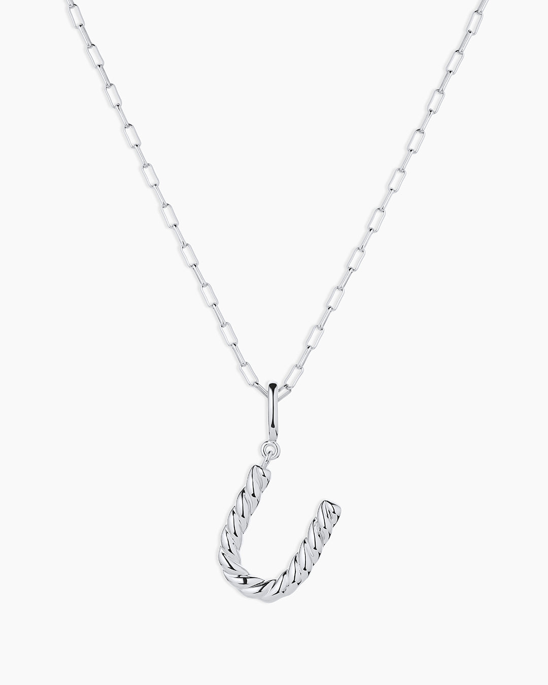 Crew Alphabet Statement Charm Necklace