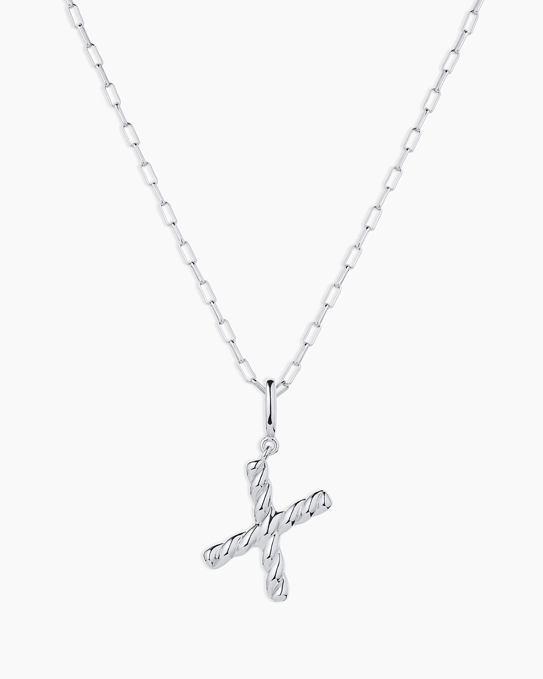 Crew Alphabet Statement Charm Necklace