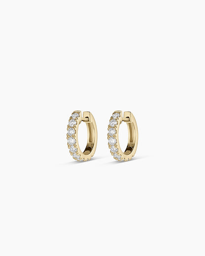 14K Lab Grown Diamond Eternity Huggies