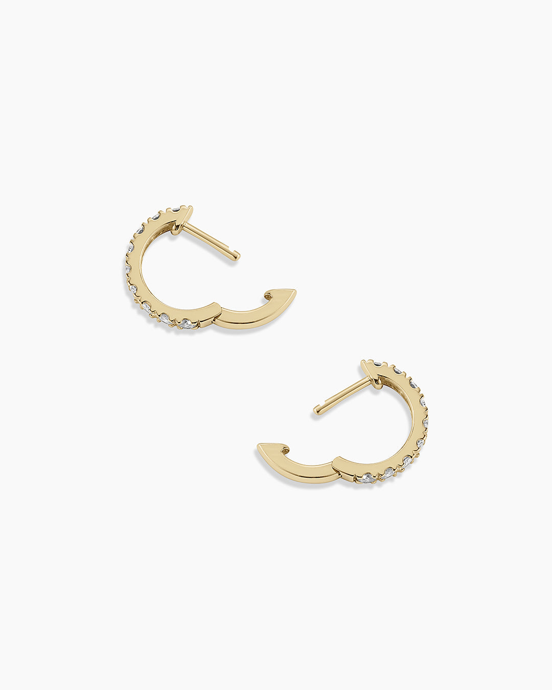14K Lab Grown Diamond Eternity Huggies