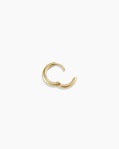 14K Gold Everyday Single Huggie