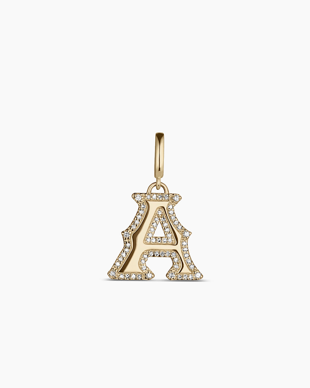 14K Diamond Era Alphabet Charm