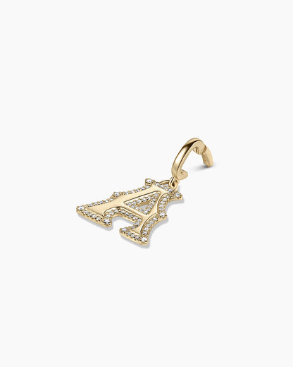 14K Diamond Era Alphabet Charm