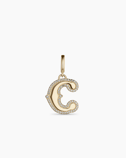 14K Diamond Era Alphabet Charm