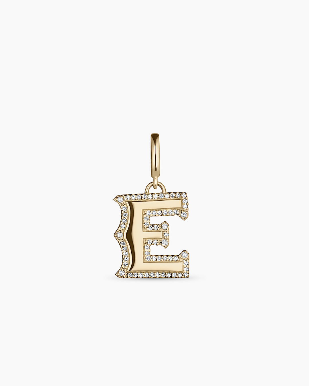 14K Diamond Era Alphabet Charm
