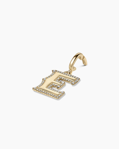 14K Diamond Era Alphabet Charm