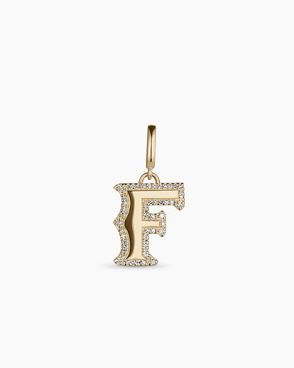14K Diamond Era Alphabet Charm
