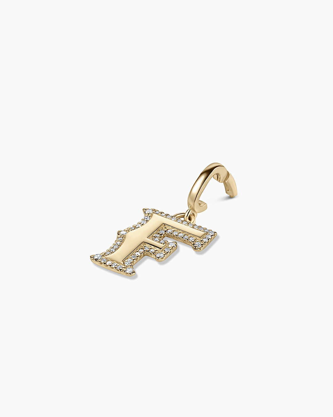14K Diamond Era Alphabet Charm