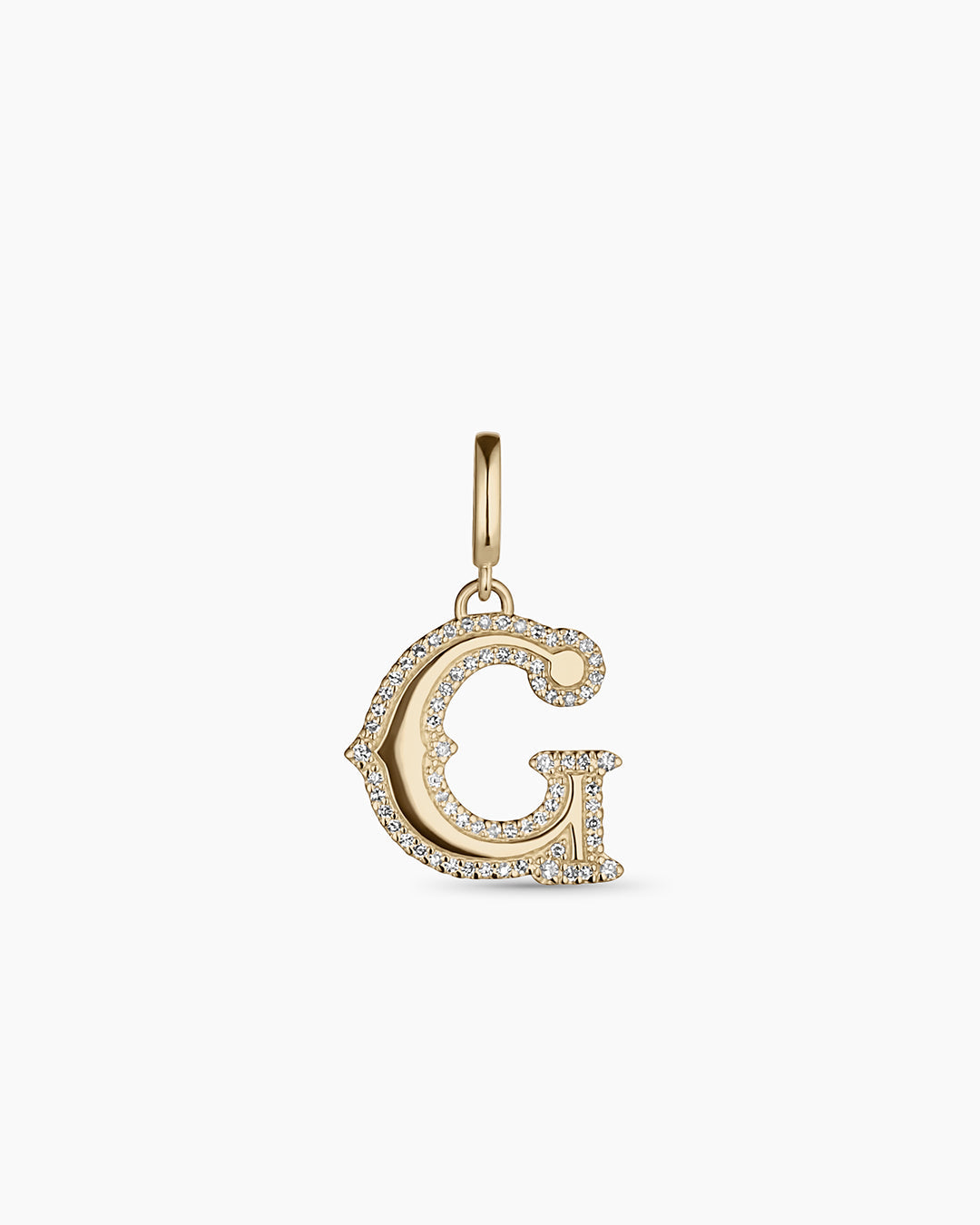 14K Diamond Era Alphabet Charm