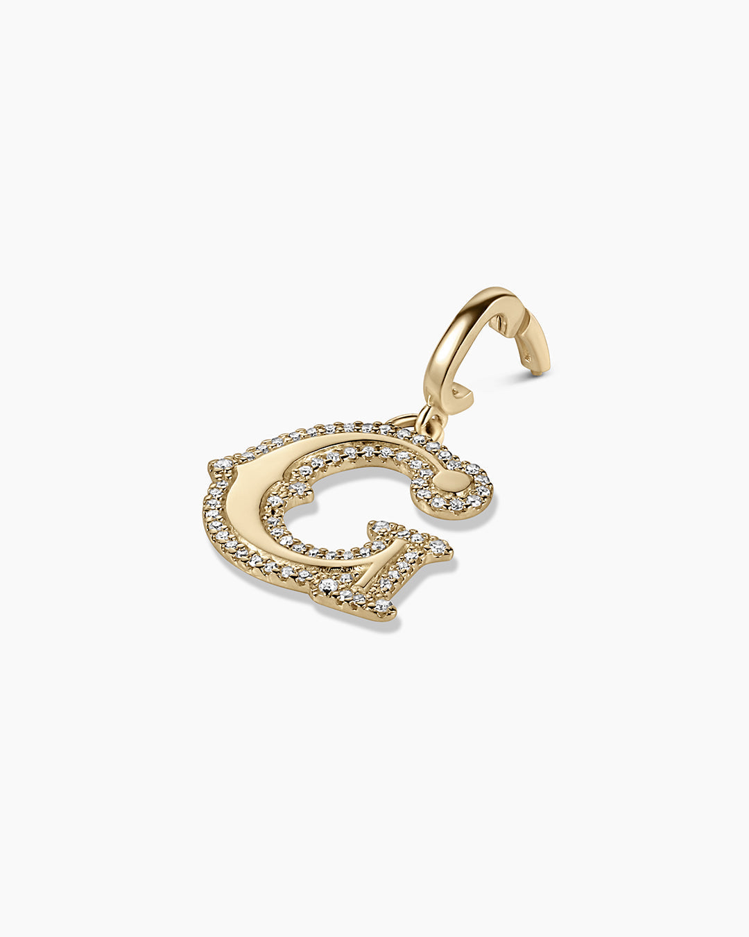 14K Diamond Era Alphabet Charm