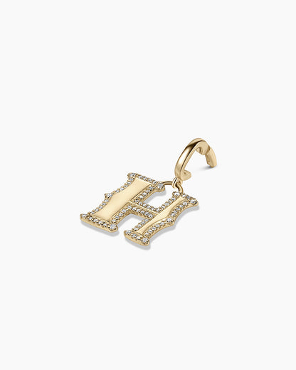 14K Diamond Era Alphabet Charm