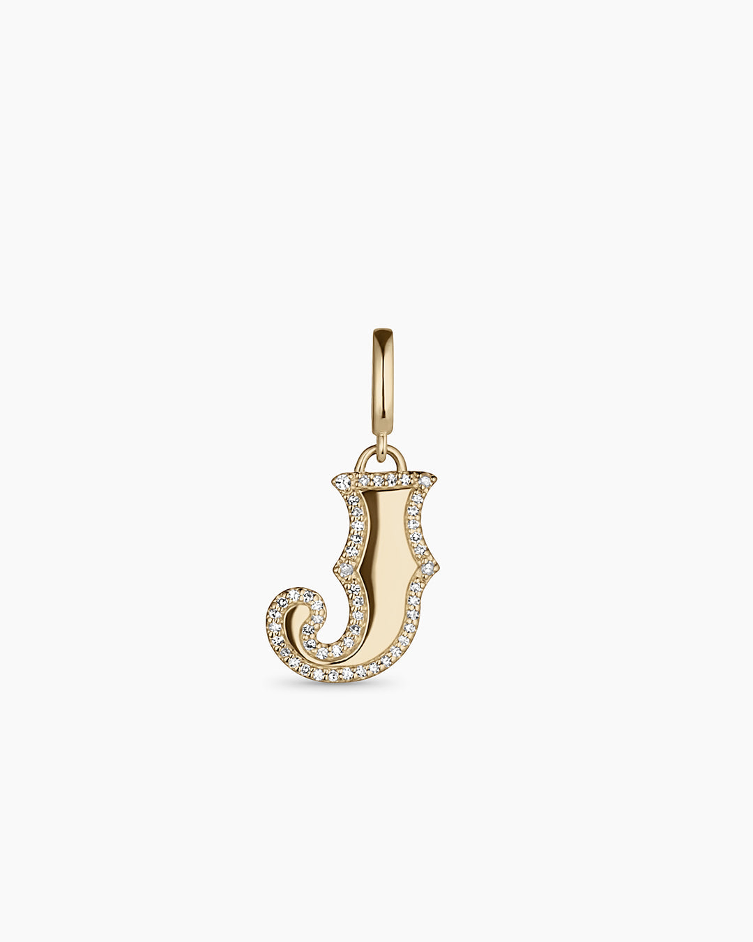 14K Diamond Era Alphabet Charm