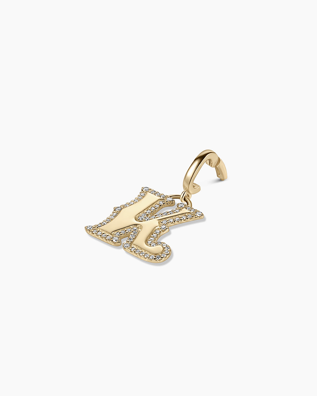 14K Diamond Era Alphabet Charm