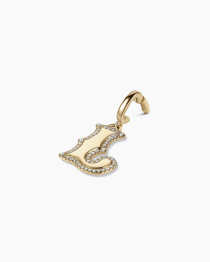 14K Diamond Era Alphabet Charm