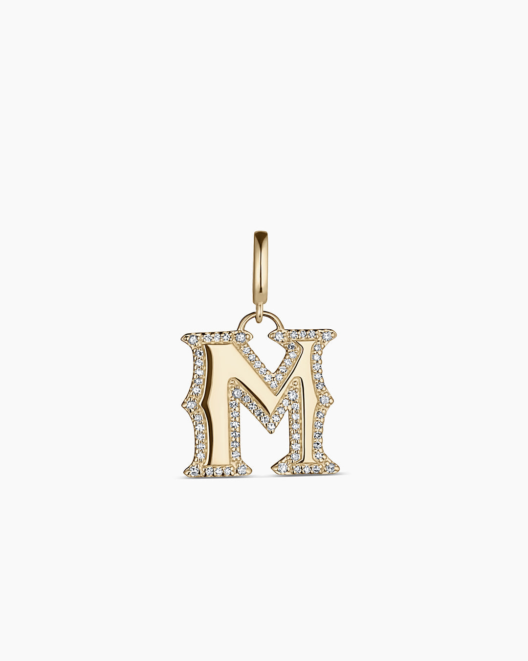 14K Diamond Era Alphabet Charm
