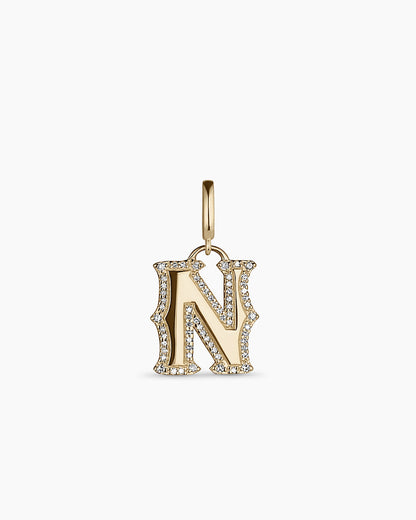 14K Diamond Era Alphabet Charm