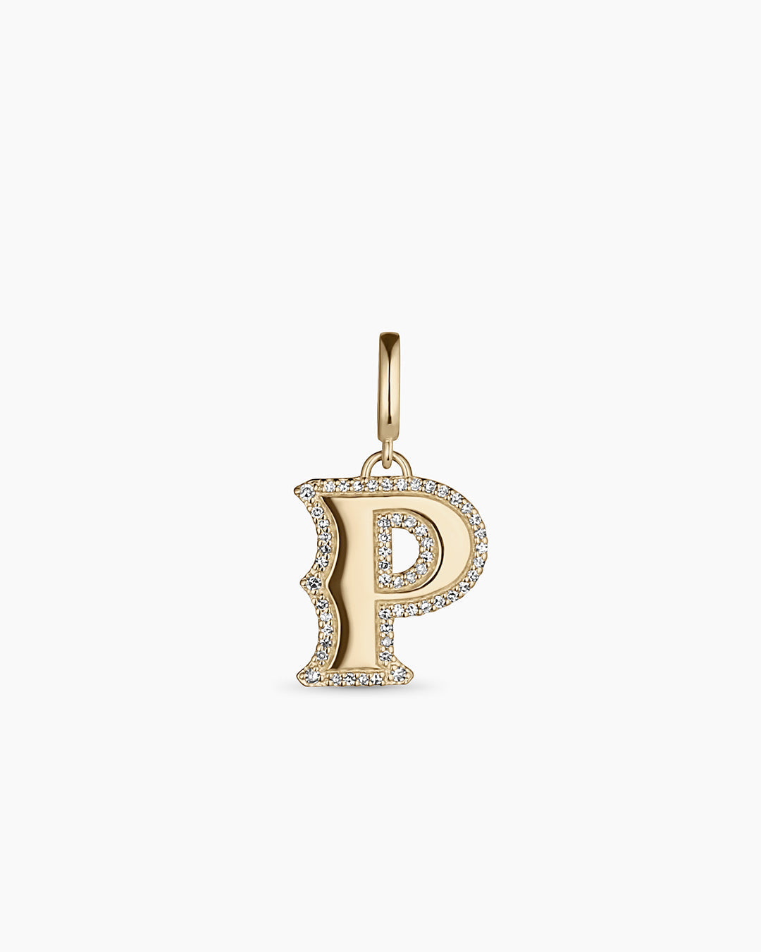 14K Diamond Era Alphabet Charm