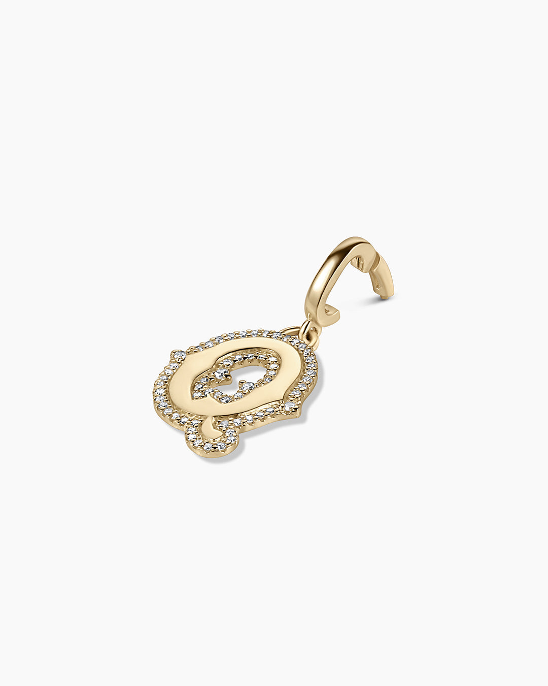 14K Diamond Era Alphabet Charm