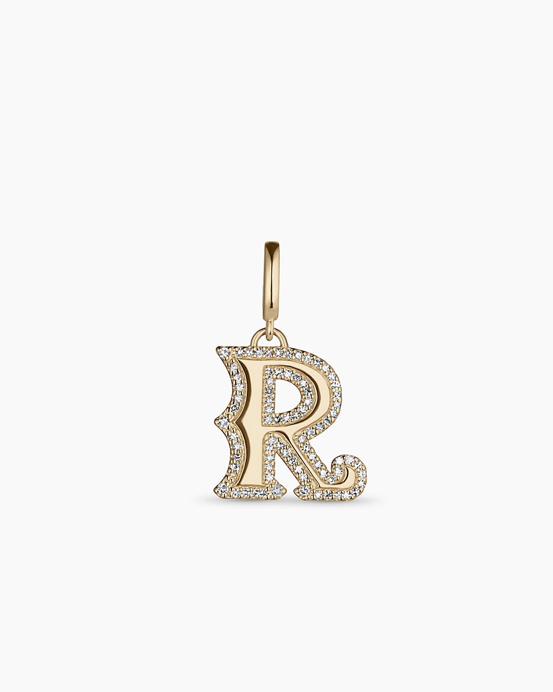 14K Diamond Era Alphabet Charm