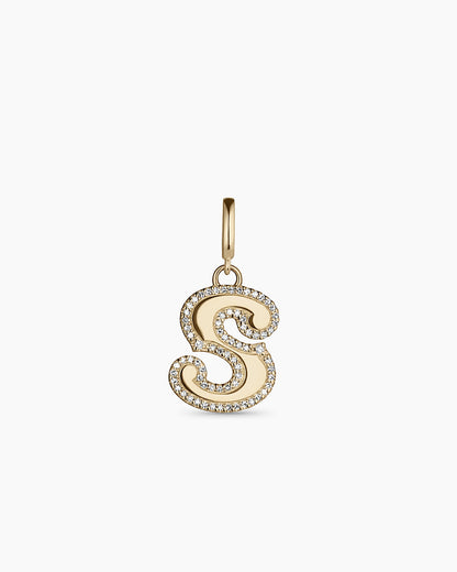 14K Diamond Era Alphabet Charm