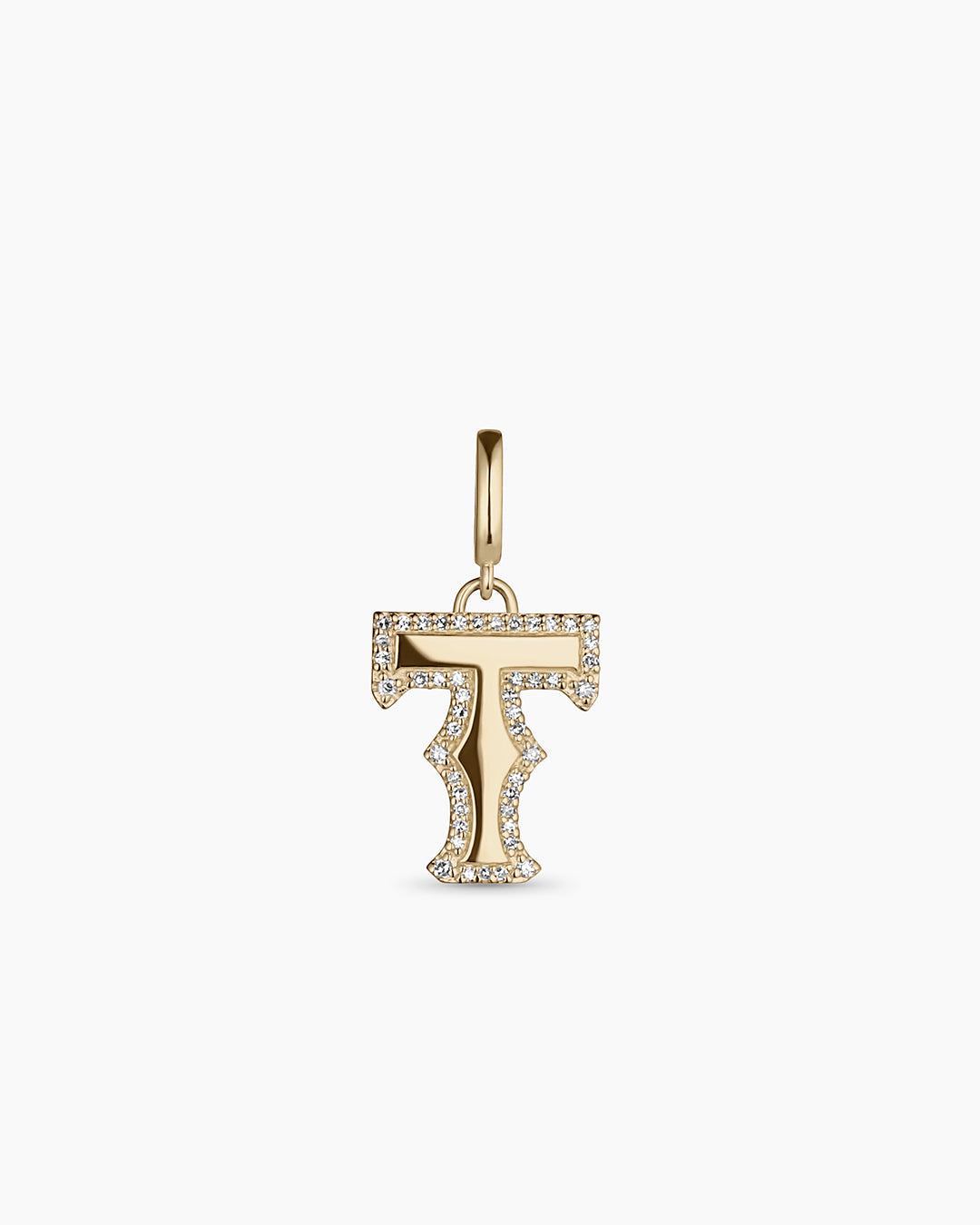 14K Diamond Era Alphabet Charm