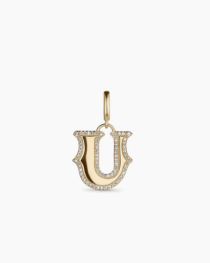 14K Diamond Era Alphabet Charm