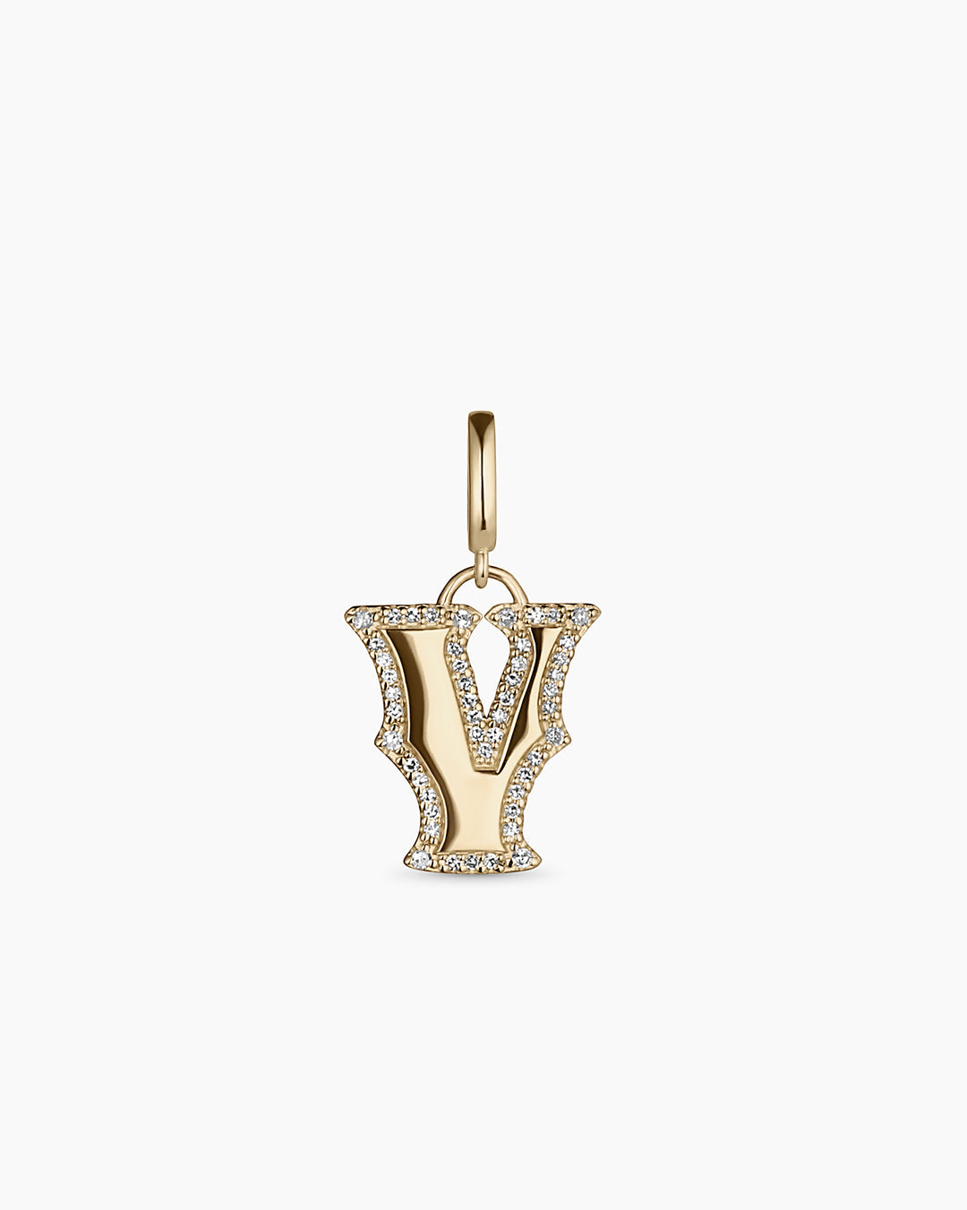 14K Diamond Era Alphabet Charm