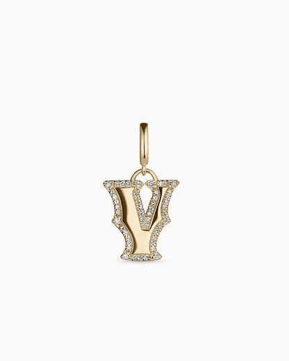14K Diamond Era Alphabet Charm