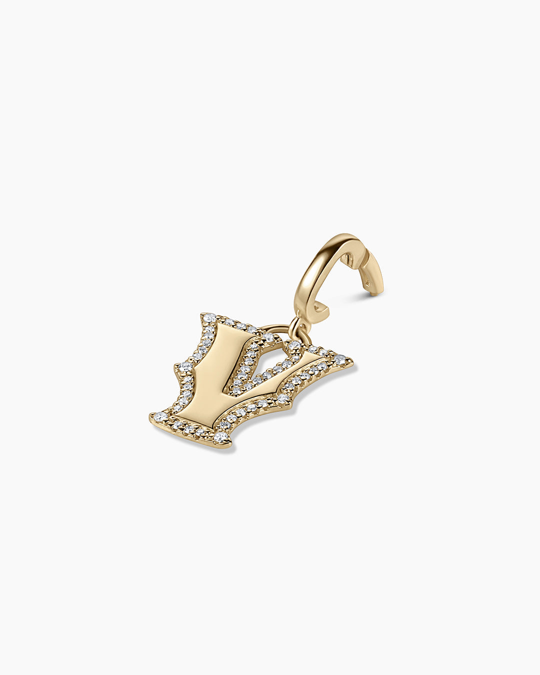 14K Diamond Era Alphabet Charm